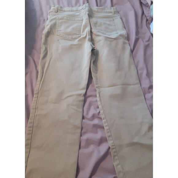 Gloria Vanderbilt Amanda Petite 10P Tan Khaki Straight Leg Slimming Stretch Jean - Picture 14 of 14